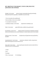 Mcs 1000 Final Exam 2026&sol;2027 &vert; Study Guide&comma; Practice Questions And Answers