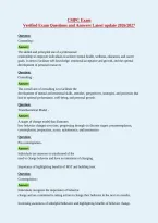 CMPC Exam&NewLine;Verified Exam Questions and Answers Latest update 2026&sol;2027