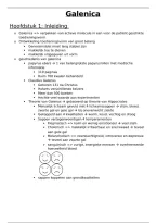 Galenica &vert; Farmaceutische Wetenschappen 1 