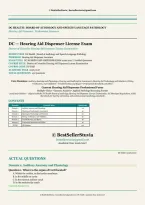 DC Hearing Aid Dispenser Exam 2026&sol;2027 &vert; 150 Verified Questions & Answers &vert; DC Health Board of Audiology License Prep &vert; Instant Download