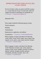 KPEERI Exam Study Guide &lpar;Actual 2025&sol;2026&rpar; &ndash; Comprehensive Test Bank with Verified Questions and Answers