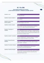 Fin 300&NewLine;Exam-Ready Questions and Answers&NewLine;LATEST UPDATE 2026&sol;2027 &vert; PREMIUM ACADEMIC EDITION