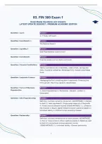 FIN 300 Exam 1&NewLine;Exam-Ready Questions and Answers&NewLine;LATEST UPDATE 2026&sol;2027 &vert; PREMIUM ACADEMIC EDITION