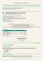 DC Histotechnologist Licensure Exam 2026&sol;2027 &vert; 150 Verified Questions & Answers &vert; DC Health Clinical Laboratory Science Prep &vert; Instant Download