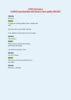 CMSC132 Exam 2&NewLine;Verified Exam Questions and Answers Latest update 2026&sol;2027