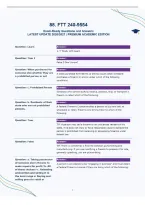 FTT 240-9554&NewLine;Exam-Ready Questions and Answers&NewLine;LATEST UPDATE 2026&sol;2027 &vert; PREMIUM ACADEMIC EDITION