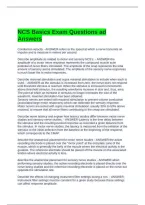 NCS Basics Exam Questions ad Answers
