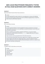 Aws Cloud Practitioner Frequently Tested&NewLine;Actual Exam Questions With Correct Answers