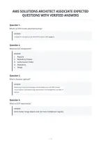Aws Solutions Architect Associate Expected&NewLine;Questions With Verified Answers