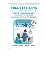 Test Bank for Fundamentals of Nursing The Art and Science of Person-Centered Care 10th Edition by Carol R&period; Taylor&comma; Pamela B Lynn & Jennifer L Bartlett &vert; All Chapters 1&ndash;47 Covered &vert; ISBN&colon; 9781975168155 &vert; Latest &lpar;2026&sol;2027&rpar; Updated Version &vert; Verified and Re