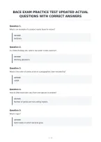 Bace Exam Practice Test Updated Actual&NewLine;Questions With Correct Answers