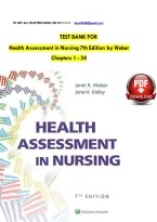 Test Bank for Health Assessment in Nursing&comma; 7th Edition by Janet R&period; Weber and Jane H&period; Kelley&NewLine;
