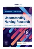 Test Bank For Understanding Nursing Research&comma; 8Th Edition&comma; Susan Grove&comma; Jennifer Gray &lpar;All Chapters&rpar; Latest 2026 With Questions&comma; Answers And Elaborations&excl;&excl;&NewLine;