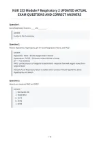 Nur 253 Module F Respiratory 2 Updated Actual&NewLine;Exam Questions And Correct Answers