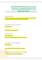 Nrnp 6566 Weeks 1&ndash;5 Midterm Exam 2026&sol;2027 Practice Questions And Answers Already Graded A&plus;&vert; 100&percnt; Verified Solutions