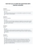 Nur 403 Exam &num;1 Expected Questions With&NewLine;Verified Answers