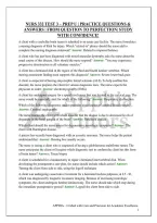 Nurs 332 Test 3 &ndash; Prep U &vert; Practice Questions & Answers &vert; From Question To Perfection&vert; Study With Confidence&excl;