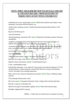 Step 1 First Aid Rapid Review Exam Fully Solved & Updated 2025-2026 &vert; From Question To Perfection&vert; Study With Confidence&excl;