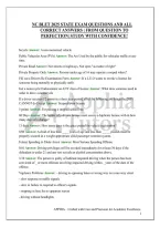 Nc Blet 2025 State Exam Questions And All Correct Answers &vert; From Question To Perfection&vert; Study With Confidence&excl;