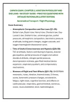 Camata Exam &vert; Chapter 2 &vert; Aviation Physiology And &NewLine;Gas Laws -100 Study Guide &ndash; Practice Questions With &NewLine;Detailed Rationales &lpar;Latest Edition