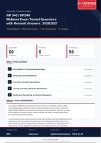 NR 546 Advanced Pharmacology Psychopharmacology for the PMHNP Midterm Exam 2026&sol;2027 &ndash; Questions and Answers &vert; 100&percnt; Verified &vert; Detailed Rationales &ndash; Pass Guaranteed &ndash; A&plus; Graded 