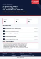 NR 546 Advanced Pharmacology Psychopharmacology for the PMHNP Week 4 Midterm Exam 2026&sol;2027 &ndash; Questions and Answers &vert; 100&percnt; Verified &vert; Detailed Rationales &ndash; Pass Guaranteed &ndash; A&plus; Graded