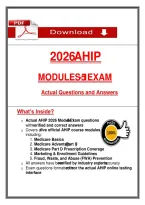  2026 AHIP Modules 1-5 Exam Question Bank &mdash; Complete Pack with Verified Answers & Expert Rationales&NewLine;