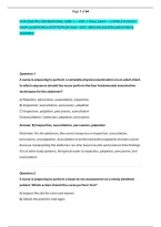 Nur 2356 Multidimensional Care 1 &mdash; Mdc 1 Final Exam &mdash; Complete Study - &NewLine;Exam  Questions Latest Edition 2026 &ndash; 2027  Version Solved Questions & &NewLine;Answers