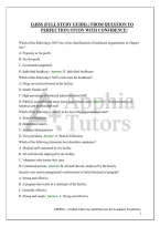 Iahss &lpar;Full Study Guide&rpar; &vert; From Question To Perfection&vert; Study With Confidence&excl;