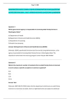 Washington Adult Family Home Administrator Exam Questions  &NewLine;Latest Edition 2026 &ndash; 2027  Version Solved Questions & Answers