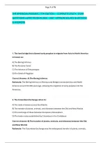 The American Pageant&comma; 17Th Edition &mdash; Complete Study - Exam &NewLine;Questions Latest Edition 2026 &ndash; 2027  Version Solved Questions &NewLine;& Answers