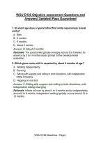 WGU D120 Objective assessment Questions and Answers&vert; Updated&vert; Pass Guaranteed