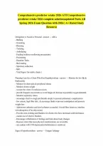 Comprehensive predictor retake 2019 ATI Comprehensive predictor retake 2019 complete solutionsupdated Parts AB Spring 2026 Exam Question with 100 Corr