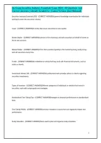 Sie Exam Securities Industry Essentials Exam 2024 &vert; All Questions And Correct Answers &vert; Already Graded A&plus; &vert; Latest Version &lpar;Just Released&rpar;&NewLine;