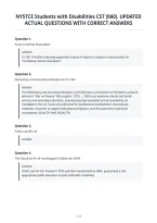 Nystce Students With Disabilities Cst &lbrack;060&rsqb;&period; Updated&NewLine;Actual Questions With Correct Answers