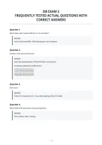 Ob Exam 2&NewLine;Frequently Tested Actual Questions With&NewLine;Correct Answers