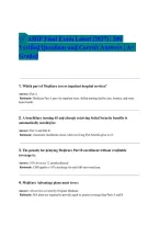 AHIP Final Exam Latest 2027 &vert; 200 Questions and Answers with Rationales &vert; A&plus; Graded&NewLine;