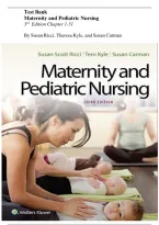 Test Bank for Maternity and Pediatric Nursing 3rd Edition by Susan Ricci&comma; Theresa Kyle&comma; and Susan Carman &vert; All Chapter 1-51 Covered &vert; Latest &lpar;2026&sol;2027&rpar; Updated Version &vert; Already Graded A&plus; &lbrace;JUST RELEASED&rcub;