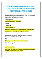 2026-2027 Latest Certified Engineering Geologist&NewLine;&lpar;Ceg&rpar; Exam &vert; Complete Exam With&NewLine;Answers And Rationales