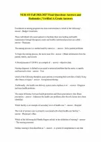 NUR 115 Final QuestionsanswersRationales Already Latest Fall 20262027 Latest UPDATE 100 CORRECT ANSWERS