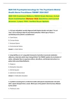 &NewLine;NUR 546 Combined Midterm MOCK Exam Review&period; Actual &NewLine;Exam Combination &lpar;Version 1&2&rpar; Questions and Correct &NewLine;Answers&period; Latest 100&percnt; Verified Exam Update&period; 