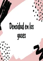 Apuntes Qu&iacute;mica &vert; Densidad en los gases &vert; 12&ordm; grado &vert; 2026&sol;27