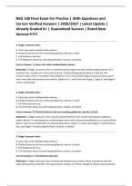 NSG 100 Final Exam &lpar;PDF&rpar; &vert; 2026 Nursing Fundamentals Questions &vert; Practice Test Bank