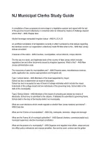 NJ Municipal Clerk 2026&sol;2027 &ndash; Questions and Answers &vert; Complete Verified Answers &lpar;All Bundled Here&excl;&excl;&excl;&rpar;
