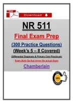 NR 511 Final Exam Prep &lpar;PDF&rpar; &vert; &lpar;2026&rpar; 300 Questions &vert; Differential Diagnosis