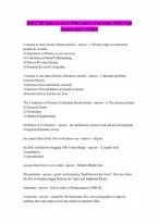 HIEU 201 Quiz 6 Latest 2026 Liberty University Complete Answers QUESTIONS AND ANSWERS RATED A LATEST UPDATE 2026