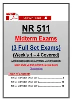 NR 511 Midterm 3 Set Exams &lpar;PDF&rpar; &vert; &lpar;2026&rpar; Exam Questions &vert; Differential Diagnosis
