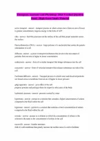 Understanding Anatomy and Physiology Thompson 2026 Verified Questions with 100 Correct Answers Graded A