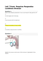 STUDY&vert;BUNDLE&semi; BIOD 152 ~ Complete ModuleS Exam - Requires Respondus Lockdown Browser &plus; Webcam~ Questions & Answers~ 2026 Updated~ Portage&vert;&vert; 100&percnt; Correct&period;