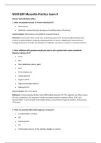 NURS 620 Maryville Practice Exam 3 